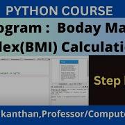 Python Program To Calculate BMI Python Programming Build Your Own BMI Calculator In Minutes