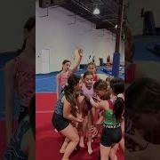 Gymnasts Attempt Cheer Stunt Shorts Gymnast