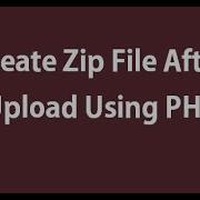 How To Create ZIP File With Password PHP