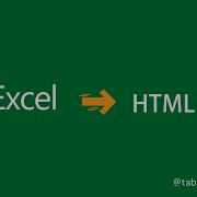 How To Convert Excel To HTML Table Online