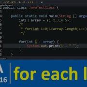 Java Tutorial 16 For Each Loop In Java Programming Enhanced For Loop