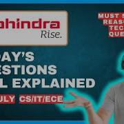 Spatial Mahindra Rise Assessment 2025 Mahindra Rise Coding Questions 2025