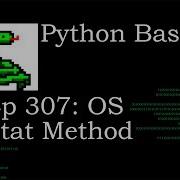 Python Basics OS Stat Method