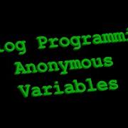 Prolog Programming Anonymous Variables