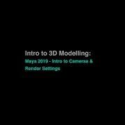 Maya 2019 Intro To Cameras And Rendering