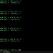 01 Shell Script Arrays Tutorial