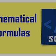 How To Use Mathematical Formulas In SQL Database
