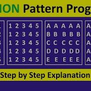 Printing Numbers And Alphabets In Square Pattern In Python Python Pattern Programs Part 2