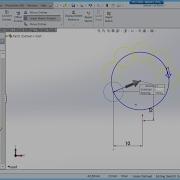 Circular Sketch Pattern In SolidWorks In Tamil T 30