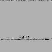MTH150 4 6 2 Linear Approximation Example 2