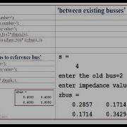 ZBUS Formation BUS BUILDING ALGORITHM MATLAB Step By Step Explanation