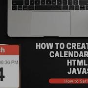 How To Create Mini Calendar Using HTML CSS JavaScript Coding School Coding For Beginners