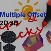 How To Draw Multiple Offset In AutoCAD