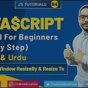 JavaScript Tutorial In Hindi JavaScript Window ResizeBy ResizeTo Tutorial In Hindi 84