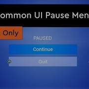 Меню паузы общего пользовательского интерфейса пустой обзор проекта Unreal Engine 5 2 предназна