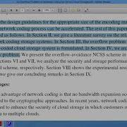 An Overflow Problem In Network Coding For Secure Cloud Storage