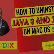 Uninstalling Java 8 JDK 18 On MacOS