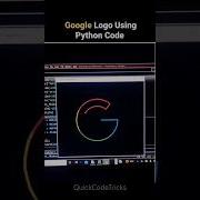 Drawing Google Logo Using Python Shorts Python