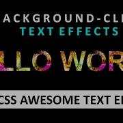 Background Clip Text Css Background Clip Css Background Clip Text Tutorial Css Clip Background Image