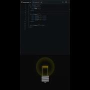 How To Create A Light Bulb ON OFF Animation Using Pure CSS CSS Tricks Coding Shorts