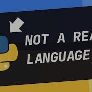 Python Is NOT A REAL Programming Language