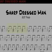 ZZ TOP Sharp Dressed Man DRUMLESS BACKING TRACK SCORE