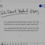 Finite Element Method Huay Din 2020