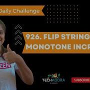 926 Flip String To Monotone Increasing