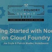 Getting Started With Node Js On Cloud Foundry