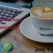 How Constructors Calling Internally In Java