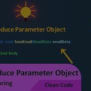 Clean Code Refactoring Introduce Parameter Object