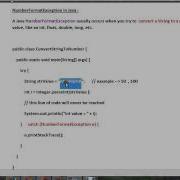 NUMBERFORMATEXCEPTION IN JAVA