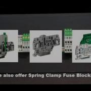 DIN Rail Fuse Terminal Blocks Double Level Fuse Holder