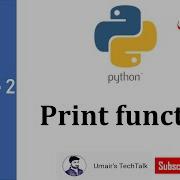 02 Print Statement In Python Urdu Hindi