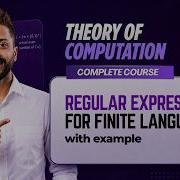 Lec 30 Regular Expressions For Finite Languages Example 1 TOC
