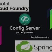 Pivotal Cloud Foundry Spring Cloud Config Server Managed Services Simple Programming