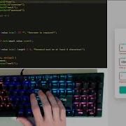 Programming A Basic HTML FORM With Validation Using JavaScript ASMR Coding No Talk