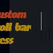 How To Customise Scrollbar Using Html Css And Javascript Custom Scrollbars Learnwithcode102