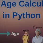 GUI Age Calculator Using Python