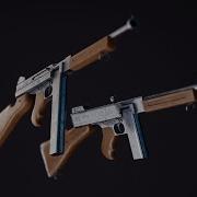 Weapon Pack 8 Submachine Gun Model 2 And 3 Thompson M1928 And M1A1 Overview