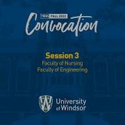 University Of Windsor Fall Convocation Session 3 October 15 2022