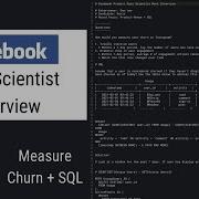 Facebook Data Scientist Mock Interview Measure User Churn SQL Problem