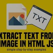 Convert Image To Editable Text In HTML JavaScript With OCR