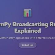 NumPy Broadcasting Rules Explained Master Array Operations With Different Shapes