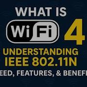 What Is Wi Fi 4 Understanding IEEE 802 11n Speed Features Benefits Wlan Wifi4 Wifi