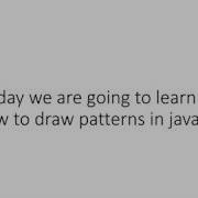 Java Square Patterns