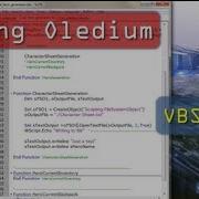 VBScript Coding Oledium Part 7