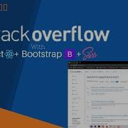 ENG Stack Overflow Clone From Scratch Using React Bootstrap Sass Project6 CodeWithDolly
