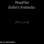 Euler S Identity Proof No Maclaurin Series Or Derivative