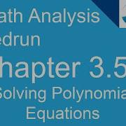 Chapter 3 5 1 Solving Polynomial Equations CodingBytes IB Math Analysis Speedrun
